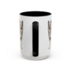 15oz Pyrenean Shepherd Mug, Black, back view