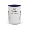 15oz-rat-terrier-mug-latin-navy 15oz Rat Terrier Latin Mug, Navy, front view
