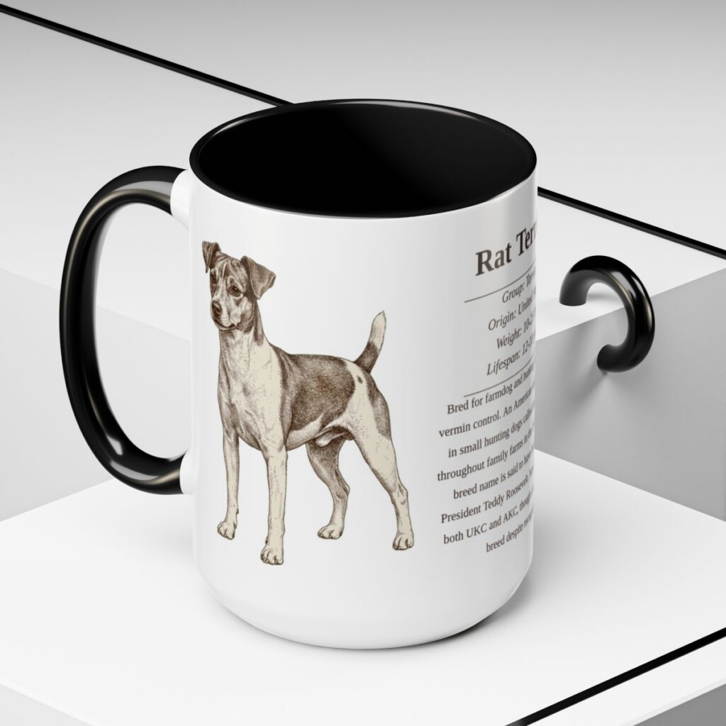 15oz-rat-terrier-mug-writeup-black-context-2 15oz Rat Terrier Mug, Black, lifestyle photo