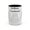 15oz Redbone Coonhound Mug, Black, front view