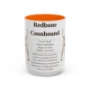 15oz Redbone Coonhound Mug, Orange, front view
