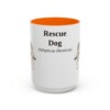 15oz-rescue-dog-mug-latin-orange 15oz Rescue Dog Latin Mug, Orange, front view