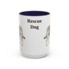 15oz-rescue-dog-mug-navy 15oz Rescue Dog Mug, Navy, front view