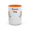 15oz-rescue-dog-mug-orange 15oz Rescue Dog Mug, Orange, front view