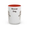 15oz-rescue-dog-mug-red 15oz Rescue Dog Mug, Red, front view