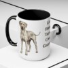 15oz Funny Rhodesian Ridgeback Mug, Black, lifestyle photo