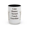 15oz Funny Rhodesian Ridgeback Mug, Black, front view