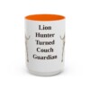 15oz Funny Rhodesian Ridgeback Mug, Orange, front view