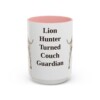 15oz Funny Rhodesian Ridgeback Mug, Pink, front view