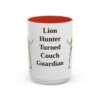 15oz Funny Rhodesian Ridgeback Mug, Red, front view