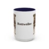 15oz Rottweiler Mug, Navy, front view