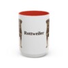 15oz Rottweiler Mug, Red, front view