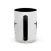 15oz Rottweiler Mug, Black, back view