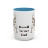 15oz-russell-terrier-mug-dad-light-blue 15oz Russell Terrier Dog Dad Mug, Light Blue, front view