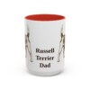 15oz-russell-terrier-mug-dad-red 15oz Russell Terrier Dog Dad Mug, Red, front view