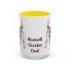 15oz-russell-terrier-mug-dad-yellow 15oz Russell Terrier Dog Dad Mug, Yellow, front view