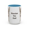 15oz-russian-toy-mug-dad-light-blue 15oz Russian Toy Dog Dad Mug, Light Blue, front view