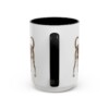 15oz Russian Toy Latin Mug, Black, back view
