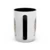 15oz Saint Bernard Dog Dad Mug, Black, back view