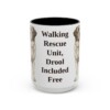 15oz-saint-bernard-mug-humor-black-front 15oz Funny Saint Bernard Mug, Black, front view