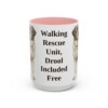 15oz-saint-bernard-mug-humor-pink 15oz Funny Saint Bernard Mug, Pink, front view