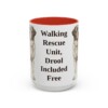 15oz-saint-bernard-mug-humor-red 15oz Funny Saint Bernard Mug, Red, front view