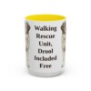 15oz-saint-bernard-mug-humor-yellow 15oz Funny Saint Bernard Mug, Yellow, front view