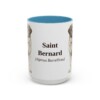 15oz-saint-bernard-mug-latin-light-blue 15oz Saint Bernard Latin Mug, Light Blue, front view
