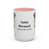 15oz-saint-bernard-mug-latin-pink 15oz Saint Bernard Latin Mug, Pink, front view