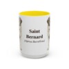 15oz-saint-bernard-mug-latin-yellow 15oz Saint Bernard Latin Mug, Yellow, front view