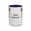 15oz Saint Bernard Mug, Navy, front view