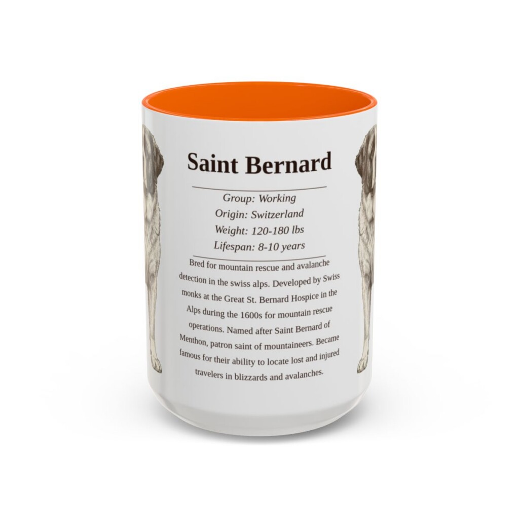 15oz-saint-bernard-mug-writeup-orange 15oz Saint Bernard Mug, Orange, front view