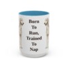 15oz-saluki-mug-humor-light-blue 15oz Funny Saluki Mug, Light Blue, front view