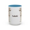 15oz Saluki Mug, Light Blue, front view