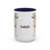 15oz Saluki Mug, Navy, front view