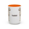 15oz Saluki Mug, Orange, front view