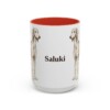 15oz Saluki Mug, Red, front view