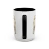15oz Samoyed Mug, Black, back view
