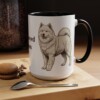 15oz samoyed mug, Black