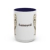 15oz Samoyed Mug, Navy, front view