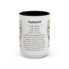 15oz samoyed mug, Black