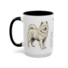 15oz samoyed mug, Black