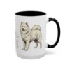 15oz samoyed mug, Black