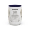 15oz samoyed mug, Navy