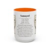 15oz samoyed mug, Orange