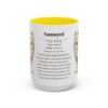 15oz samoyed mug, Yellow