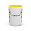 15oz Samoyed Mug, Yellow, front view