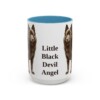 15oz Funny Schipperke Mug, Light Blue, front view