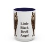 15oz Funny Schipperke Mug, Navy, front view