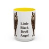 15oz Funny Schipperke Mug, Yellow, front view